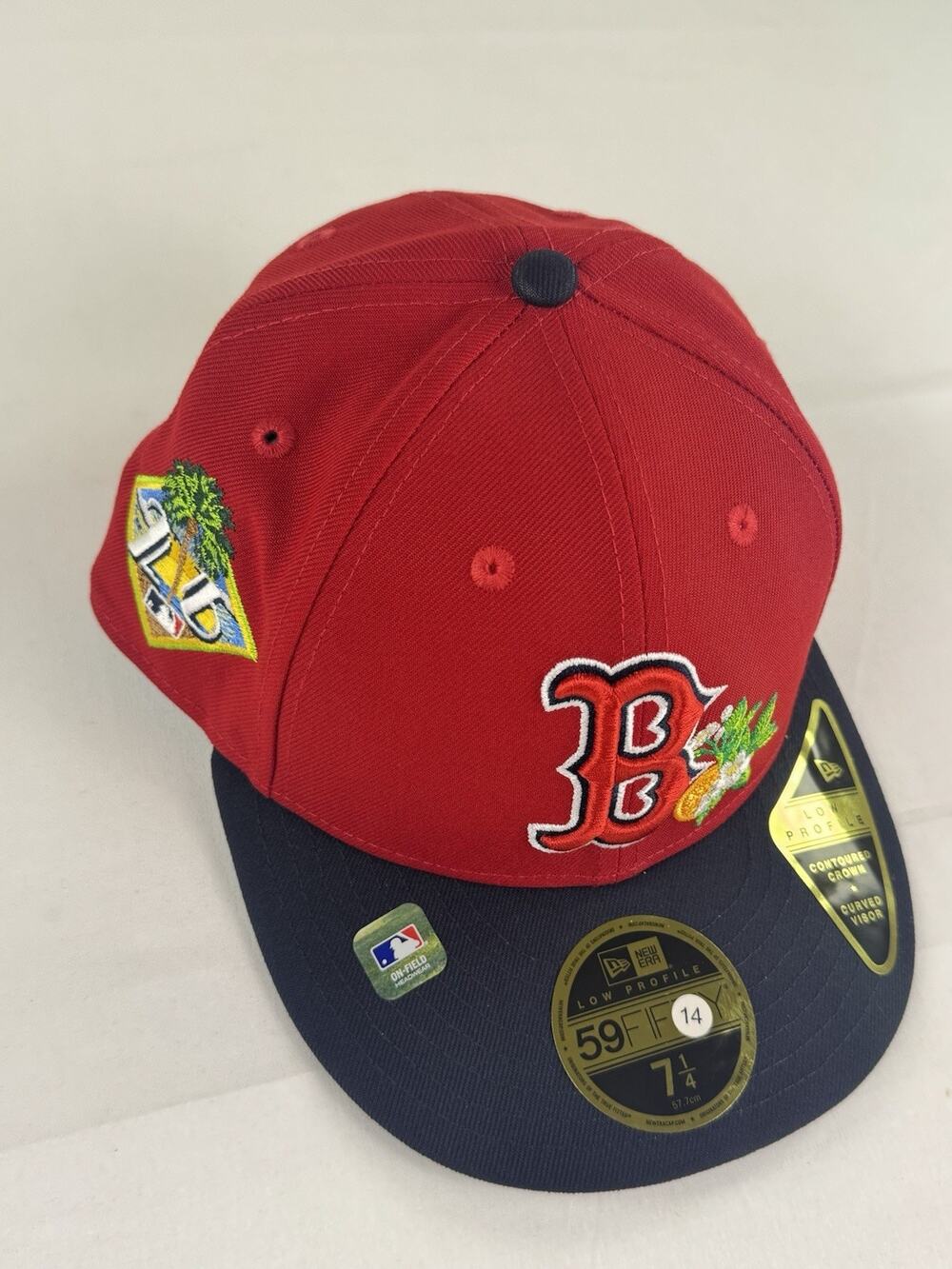 New Era Boston Red Sox 59FIFTY Low Profile Fitted Hat 7 1/4 NWT